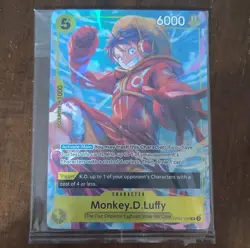 One Piece Monkey.D.Luffy OP07-109 Promotion SR Foil 6000 Power 5 Cost Namco - Image 1