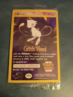 1x Sealed MEWTWO # 3 Black Star Promo WB Movie WOTC Pokemon Card near mint - Image 1