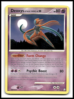 Pokemon Card Deoxys Attack Forme 24/146 Legends Awakened X3 - Image 1