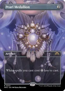 Pearl Medallion (Borderless) - Near Mint MTG Modern Horizons 3 - Image 1