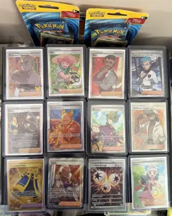 Pokemon TCG full art Trainer lot Professor's Research, Milo 12 card lot - Image 1