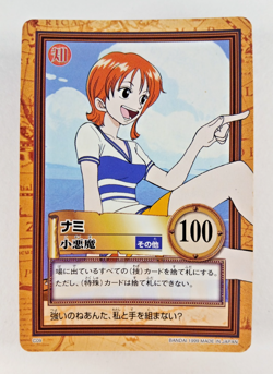 Nami, Little Devil - C09 - One Piece Carddass Hyper Battle card (1999 Japan) - Image 1