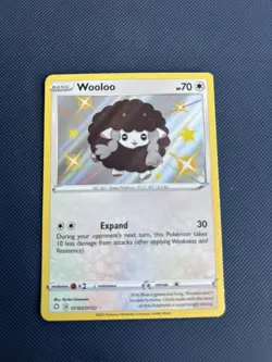 Wooloo SV103/SV122 Shining Fates Shiny Vault Holo Rare Pokemon Card - Image 1