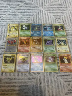 Vintage 90s Pokemon Card 15 holos - Image 1