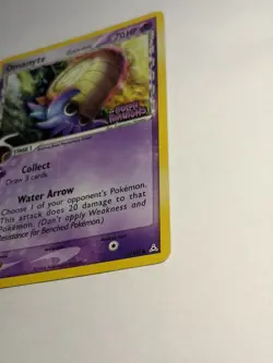 Omanyte Reverse Holo 74/110 Ex Holon Phantoms Stamped Pokemon Card - Image 2