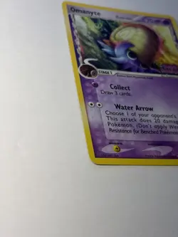 Omanyte Reverse Holo 74/110 Ex Holon Phantoms Stamped Pokemon Card - Image 5