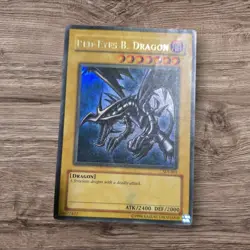 (🔥NO RESERVE🔥)1996 Yu-Gi-Oh Red-Eyes B. Dragon TCG Card - Image 1
