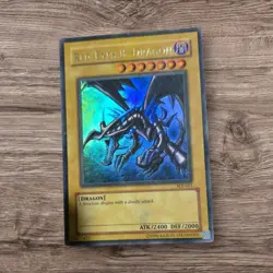 (🔥NO RESERVE🔥)1996 Yu-Gi-Oh Red-Eyes B. Dragon TCG Card - Image 2