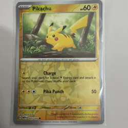 Pikachu - (Reverse Cosmos Holo) (Costco Exclusive) 025/165 Miscellaneous Cards & - Image 1