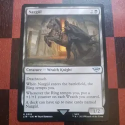 Mtg Nazgul NM (0335) Universes Beyond Lord of the Rings Tales of Middle-Earth - Image 1