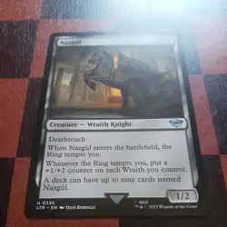 Mtg Nazgul NM (0335) Universes Beyond Lord of the Rings Tales of Middle-Earth - Image 2