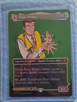 Magic: The Gathering Marvel Spider-Man Peter Parker Foil Legendary Creature Lot - Image 1