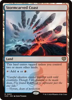 MTG Secrets of Strixhaven ** STORMCARVED COAST ** NM Magic the Gathering - Image 1