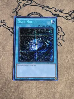 Yugioh Dark Hole MP25-EN130 1st Edition Prismatic Secret Rare NM - Image 1