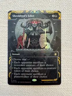 Sheoldred's Edict Secrets Of Strixhaven Mystical Archive Borderless Foil 32 NM - Image 1