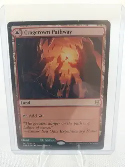 MTG Magic the Gathering Cragcrown Pathway Zendikar Rising (#261) NM - Image 1