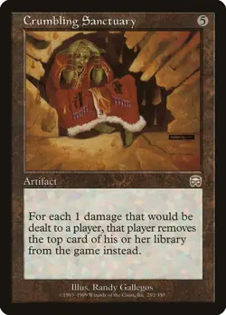 Crumbling Sanctuary - 292 / English / Heavily Played MTG - Image 1