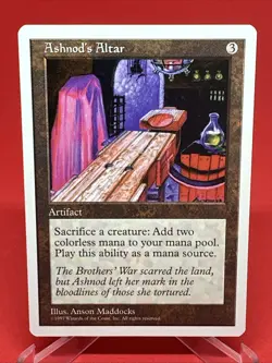 Ashnod's Altar MtG 5th Edition NM Unplayed - Image 1