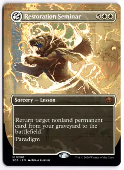 Restoration Seminar (Borderless) SOS 290 Magic: The Gathering Mythic NM - Image 1