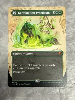 Germination Practicum (Borderless) Secrets of Strixhaven Regular MTG SOS - Image 1