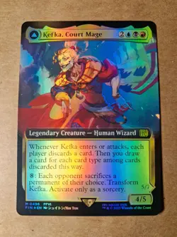 Kefka Court Mage FIN 0496 NM EN FOIL MTG - Image 1