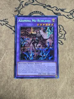 Yugioh Azamina Mu Rcielago MP25-EN104 2025 1st Edition Prismatic Secret Rare NM - Image 1