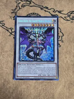Yugioh Chaos Ruler, the Chaotic Magical Dragon MP25-EN150 Prismatic Secret NM - Image 1