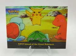 EP17 Island of the Giant Pokemon 2000 Topps TV Animation Edition Blue - Image 2