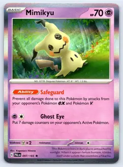 Mimikyu 097/193 Paldea Evolved Holo Pokemon NM - Image 1
