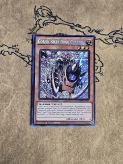 Yugioh Goblin Biker Dugg Charger MP25-EN051 1st Edition Prismatic Secret Rare NM - Image 1