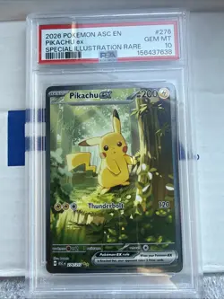 Pokemon Pikachu SIR 276/217 Ascended Heroes Gem Mint PSA 10 - Image 1