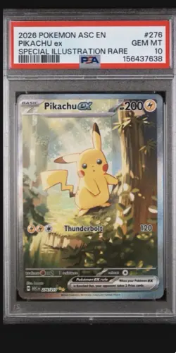 Pokemon Pikachu SIR 276/217 Ascended Heroes Gem Mint PSA 10 - Image 2