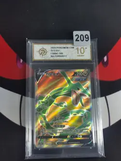2024 Pokemon S-Chinese CS4bC-145/132 Sword & Shield Rayquaza V-P gold 10 - Image 1