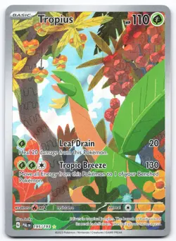 Tropius 195 Near Mint 193 Paldea Evolved Illustration Rare Pokemon - Image 1
