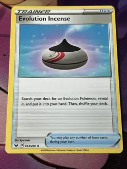 Evolution Incense 163/202 Uncommon Sword & Shield Pokemon Near Mint - Image 1