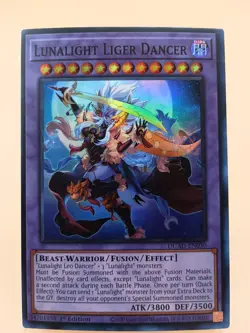 Yugioh! Lunalight Liger Dancer - DUAD-EN030 - Super Rare - 1st Edition Near Mint - Image 1