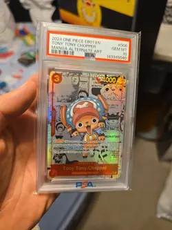 PSA 10 2024 ONE PIECE TONY TONY CHOPPER #006 EB01 MANGA ALT ART English - Image 1