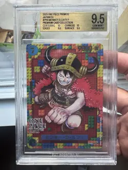 2025 One Piece Day Japanese Monkey D. Luffy Premium Gem Mint 9.5 NEW BGS SLAB - Image 1
