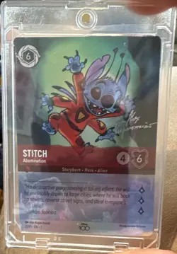 Disney Lorcana TCG Stitch - Abomination Foil Disney100 Promo 21/P1 EN 2023 - Image 1