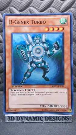 | Yugioh R-Genex Turbo HA03-EN014 1st Edition Super Rare Hidden Arsenal 3 NM | - Image 1