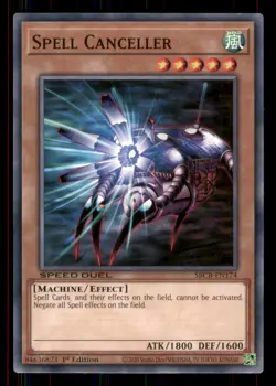 Yugioh Spell Canceller #SBCB-EN174 Lightly played - Image 1