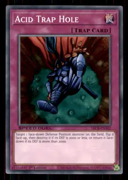 Yugioh Acid Trap Hole #SBCB-EN102 LP - Image 1