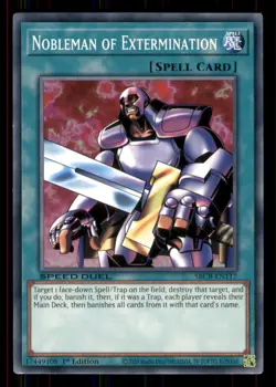 Yugioh Nobleman of Extermination #SBCB-EN117 Lightly played - Image 1
