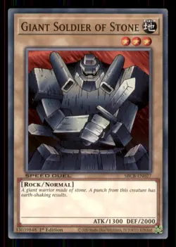 Yugioh Giant Soldier of Stone #SBCB-EN027 Lightly played - Image 1