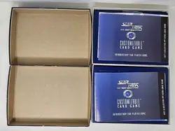 Star Trek Customizable Card Game CCG Federation and Klingon sets - Image 3