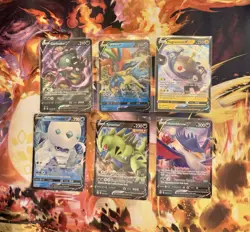 Pokemon TCG Lot of 6 V Cards Full Art NM Holo Mixed Lot - Image 1