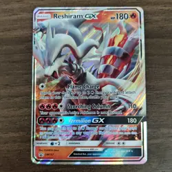 Reshiram GX SM137 - LP FULL ART Black Star Promo - 2018 Pokemon TCG Card - Image 1