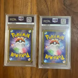 Pokemon Card Psyduck AR S10a Dark Phantasma PSA10 2 Sequential Numbers - Image 4