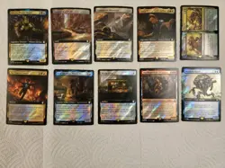 Lot of 10 MTG Fallout Surge Foil Cards NM Unplayed - Image 1