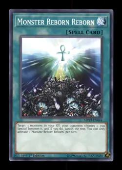 Monster Reborn Reborn MP19-EN044 1996 Yu-Gi-Oh! TCG Trading Card - Image 1